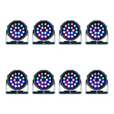 8x Party Light & Sound 18W Indoor-LED-PARs
